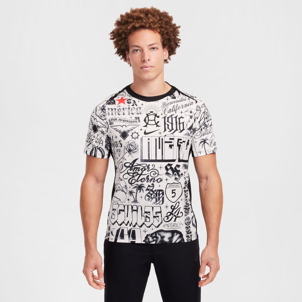Nike Club America 2025 Dri-FIT Academy Short-Sleeve Pre-Match Top